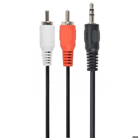 აუდიო და ვიდეო კაბელი Gembird 3.5mm to RCA Cable 1.5M(CCA-458)
