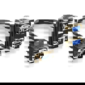 VGA & DVI კაბელი Gembird VGA Splitter Cable 0.2M(CC-VGAX2-20CM)