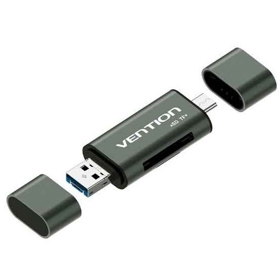 VENTION CCJH0 USB2.0 Multi-function Card Reader Gray