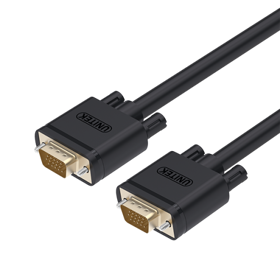 VGA-კაბელი Y-C505G,UNITEK 5M, HD15 VGA (M) to VGA (M) (3C+6)