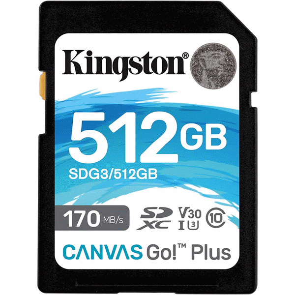 Flash Card/ kingston SDG3/512GB SDXC Go Plus 170R V30 (SDG3/512GB)