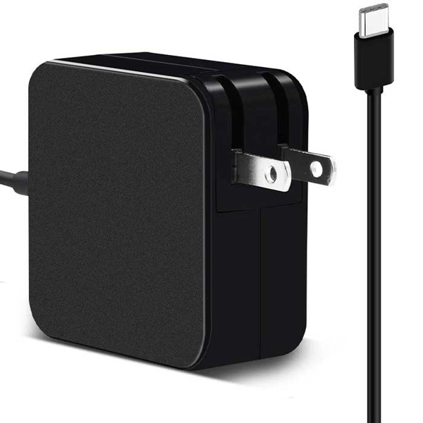 ლეპტოპის დამტენი type-c Square of  HP  DELL  AUSU Appletype-c 65W black EU plug 20V 3.25A