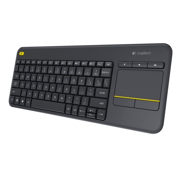 K400 Plus, LOGITECH  Wireless Touch Keyboard - BLACK   920-007147