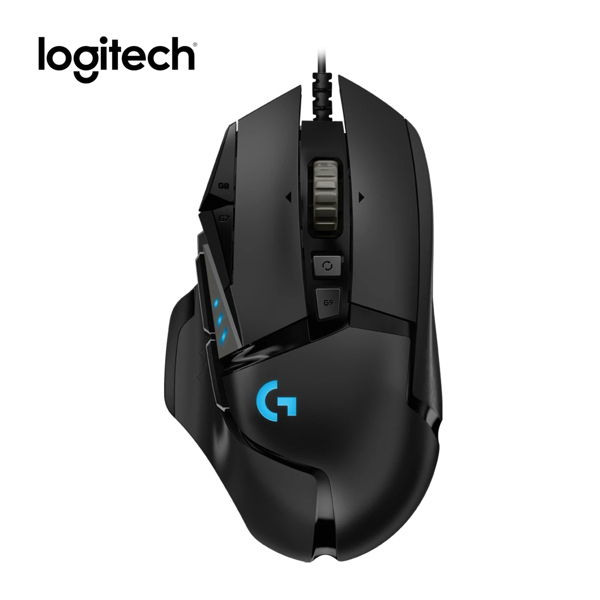 G502, LOGITECH G502 HERO High Performance 100 – 25,600 dpi Gaming Mouse 2.1 m (910-005470)