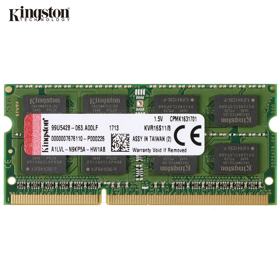 KVR16S11/8WPKingston 8GB 1600MT/s DDR3 Non-ECC CL11 SODIMM (Select Regions ONLY)