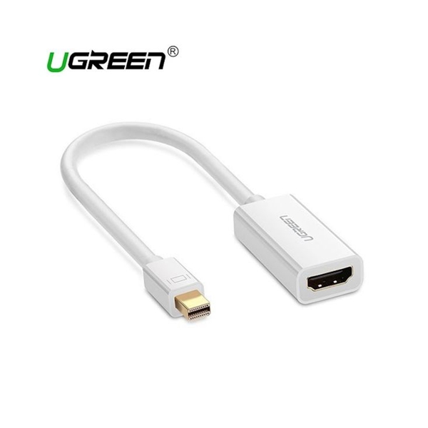 ადაპტერი UGREEN MD112 (10460) Mini DisplayPort to HDMI Adapter Mini DP Thunderbolt 2 HDMI Cable Converter for MacBook Air 13 Surface Pro 4 thunderbolt
