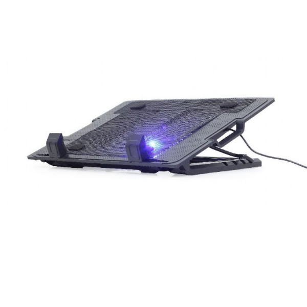 ნოუთბუქის გამაგრილებელი: Gembird NBS-1F17T-01 up to 17" nb 1x125mm fan