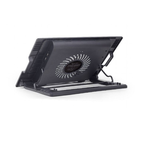 ნოუთბუქის გამაგრილებელი: Gembird NBS-1F17T-01 up to 17" nb 1x125mm fan