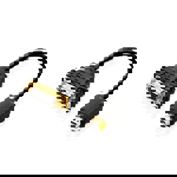 ადაპტერი UGREEN 20136 HDMI Male to DVI Female Adapter Cable 22cm (Black) HDMI TO DVI 20136