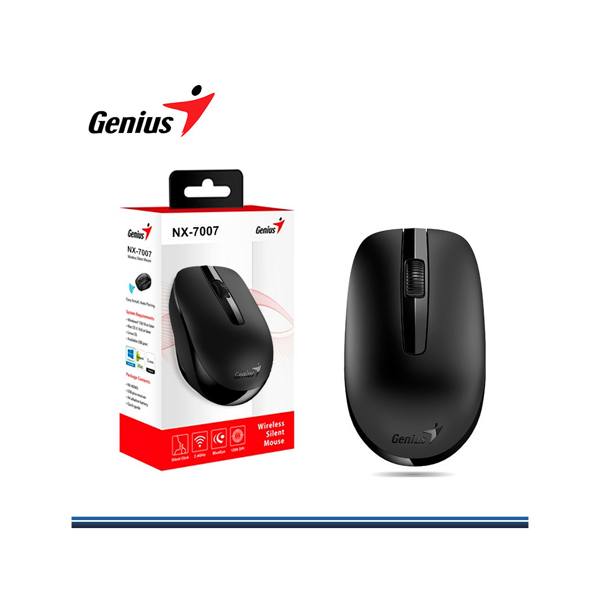 თაგვი NX-7007,BLACK, Genius Wireless BlueEye mouse