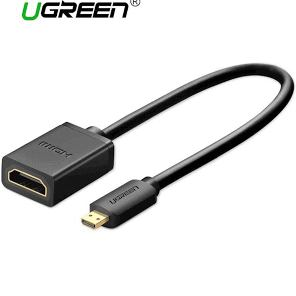 HDMI ადაპტერი UGREEN 20134 Micro HDM Imale to HDMI female adapter cable