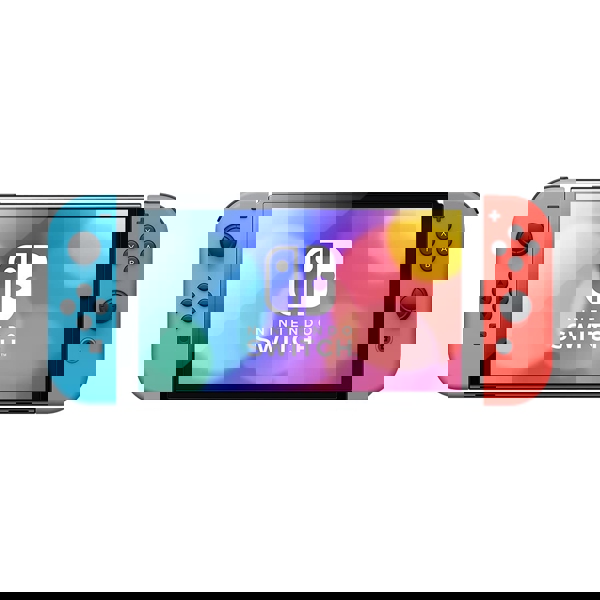 Nintendo Switch Console with OLED  Neon Red & Blue   \Switch