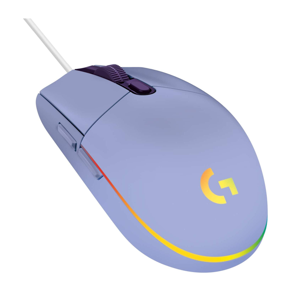 G203 LOGITECH  LIGHTSYNC Corded Gaming Mouse - LILAC - USB 910-005853