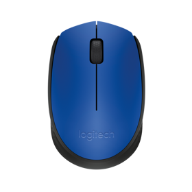 M171, Logitech Wireless Mouse, Buttons-3, Blue  (910-004640)