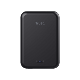 24877 TRUST MAGNO WRLS 5000MAH POWERBANK BLACK