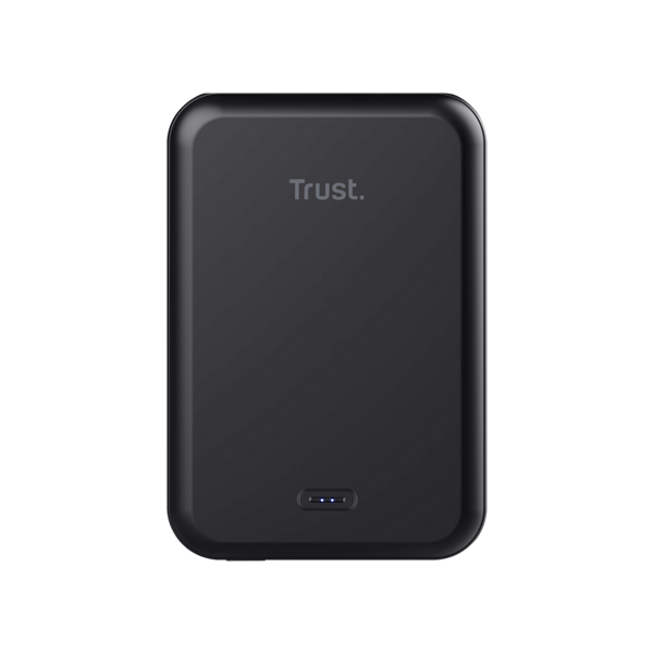 24877 TRUST MAGNO WRLS 5000MAH POWERBANK BLACK