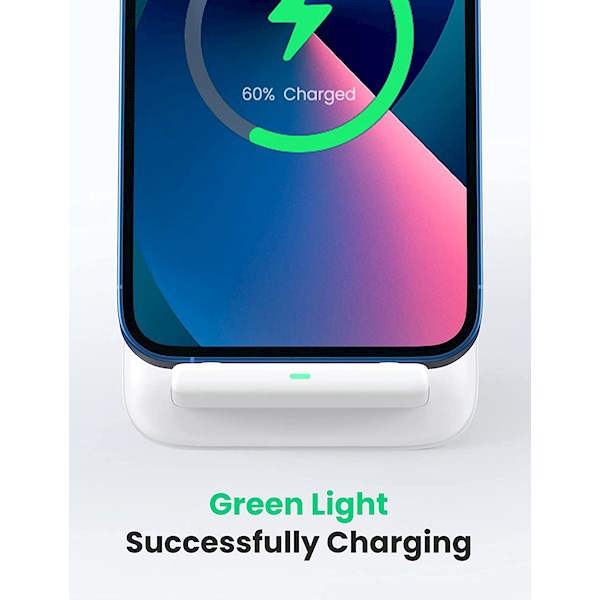 უსადენო დამტენი UGREEN CD221 (80576) Wireless Charger, White
