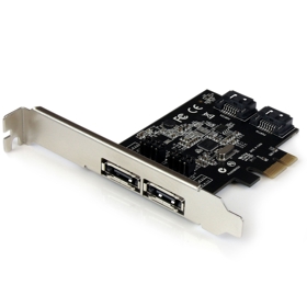 KDPCIE-SATA, Kingda, PCI Express SATA-2P +ESATA-2P