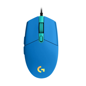 G203, LOGITECH LIGHTSYNC Corded Gaming Mouse - BLUE - USB 910-005798