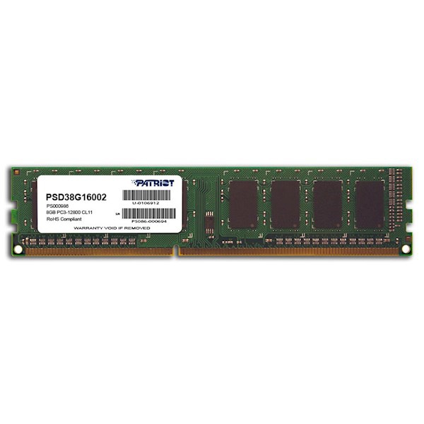ოპერატიული მეხსიერება Patriot SL DDR3 8GB 1600MHZ 