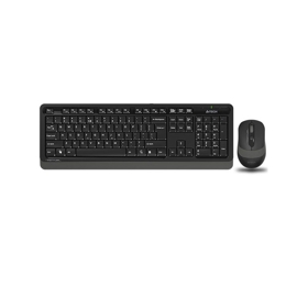 კლავიატურა-მაუსი: A4tech Fstyler FG1010 Wireless Combo Set EN/RU Grey