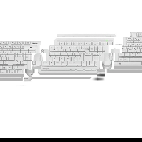 კლავიატურა-მაუსი: A4tech Fstyler FG1010 Wireless Combo Set EN/RU White
