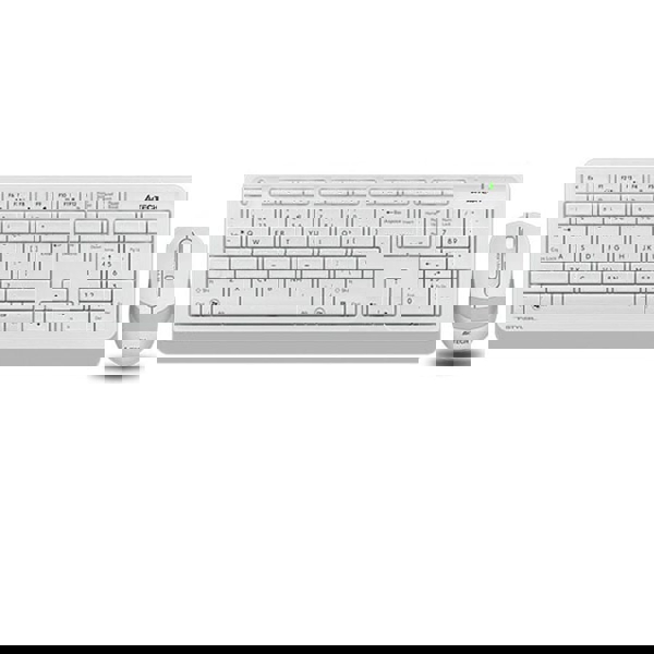 კლავიატურა-მაუსი: A4tech Fstyler FG1010 Wireless Combo Set EN/RU White