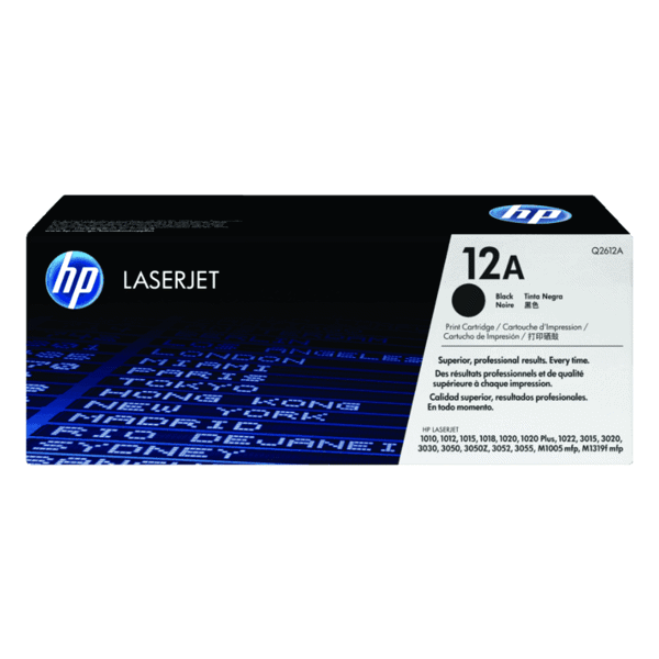 Black/ Q2612A  for HP LJ 1020 101x Series 2,000@5%