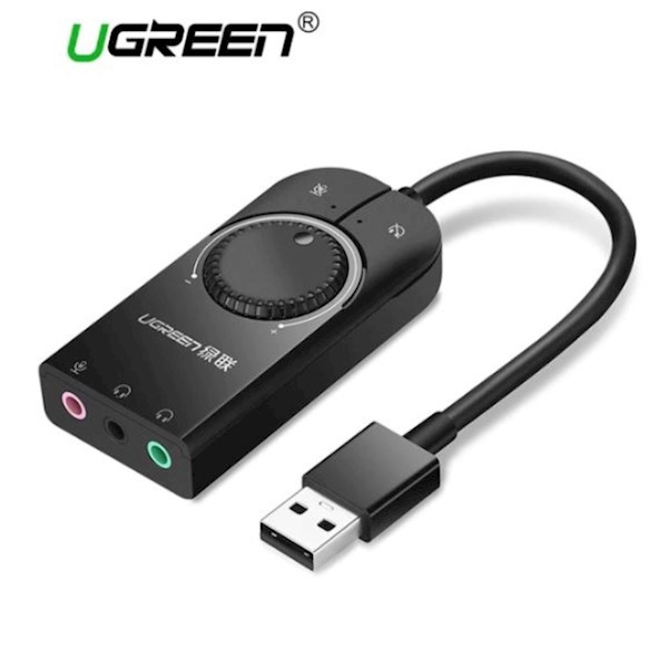 USB ადაპტერი UGREEN CM129 USB External Stereo Sound Adapter