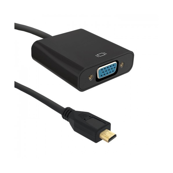 გადამყვანები Cable/ Micro HDMI Male To VGA Female Adapter