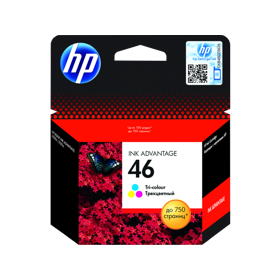 HP 46 Tri-color Original Ink Advantage Cartridge