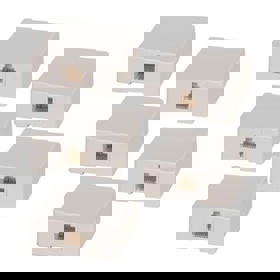 TELUS 8013,8P8C LAN Outlet, Kingda, Modular Surface Jack,8P8C