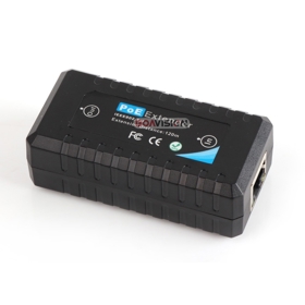 400Mbps Switching Capacity 13W Max IEEE802.3af In/Out,1-Port PoE Extender/Repeater IEEE802.3af 1Ch Output Support IP Cameras