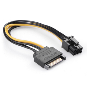 Sata 15pin to 6pin PCI Express Card Power Cable