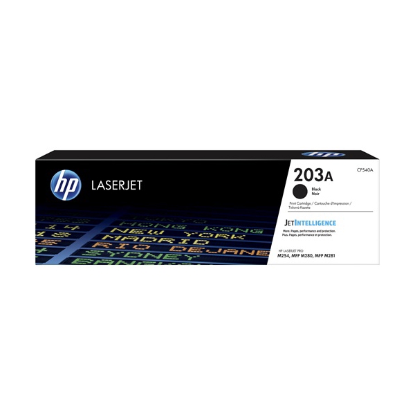 CF540A HP 203A Black Original LaserJet Toner Cartridge