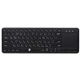 2E Wireless Touch Keyboard KT100 BLACK