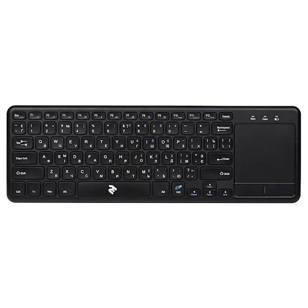 2E Wireless Touch Keyboard KT100 BLACK