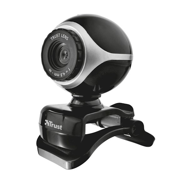 ვებკამერა 17003 TRUST EXIS WEBCAM BLACK