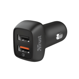 23562 QMAX USB A+A CAR CHARGER QC3 30W
