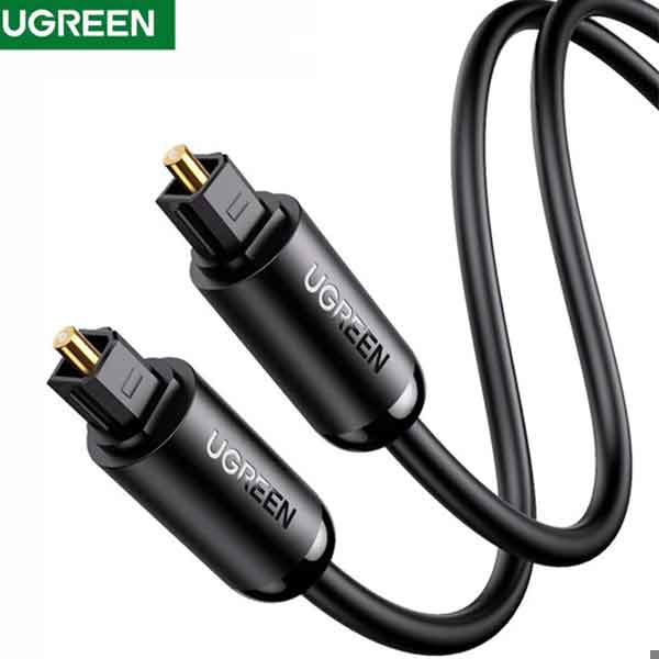 ოპტიკური აუდიო კაბელი UGREEN AV122 (70892) Toslink Optical Audio Cable 2m (Black)