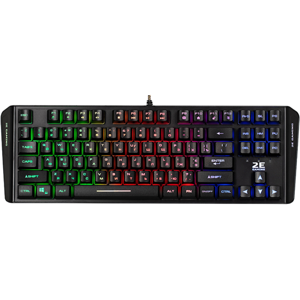 2E GAMING Keyboard KG355 LED 87key USB Black Ukr