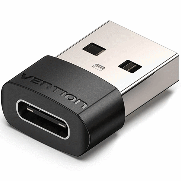 VENTION CDXB0 USB-C Male to Micro USB 2.0 B Female Adapter Black PVC Type