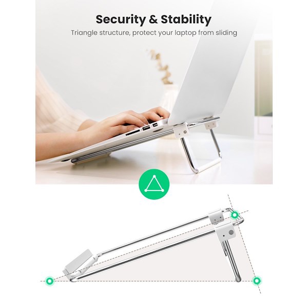 UGREEN 80348 Desktop Laptop Stand (Silver)