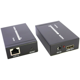 HDMI Extender up to 200ft over Cat5 Cat6 Ethernet Network LAN Cable 60m 1080P (133958437853)