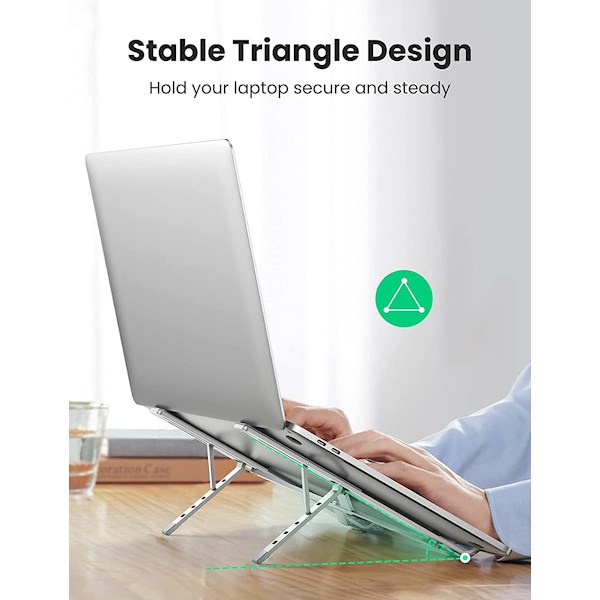 ნოუთბუქის სადგამი UGREEN LP451 (40289) Foldable Laptop Stand, Silver