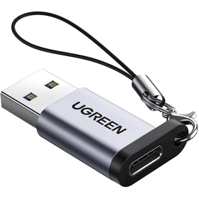 USB ადაპტერი UGREEN US276 (50533) USB3.0 to USB-C Adapter, Gray