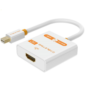 CT-AV589-02G-W0.2 CABLETIME CABLETIME Mini DP To HDMI Adapter Support Full HD(1920*1080p)/60HZ White