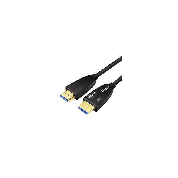 ვიდეო კაბელი D-TECH DT-HF2030 4k HDMI v2.0 fiber cable L=30m