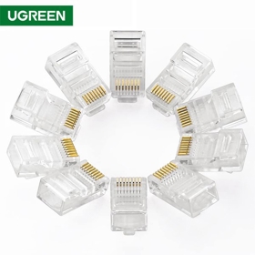 ქსელის კაბელის კონექტორი UGREEN NW110 (20329) RJ45 Network Connector for UTP Cat 5, Cat 5e