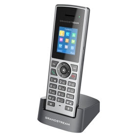 DP722 Grandstream DP722, Wireless DECT Phone, 5 Phones per BS, Colour Display, With cgarger and Powe